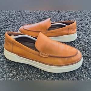 Allen Edmonds Casual Venetian Leather Shoes Men Size 10.5 E Tan Leather Loafers